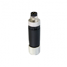 Assembly Connector, A Code - M8 4pins A code male straight plastic assembly connector, unshielded